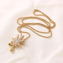 Hot Sale Latest Design Leaf Pendant Necklace